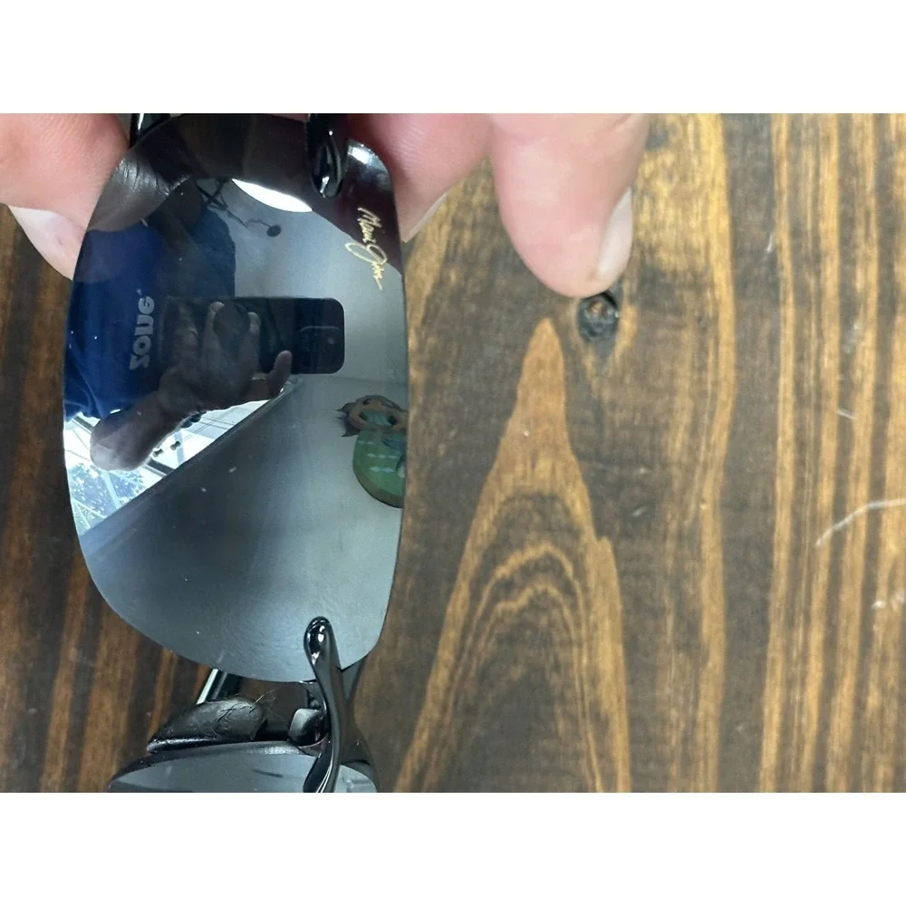 Maui Jim Banyans MJ412-02 Gloss Black Polarized Neutral Grey Lens Sunglasses